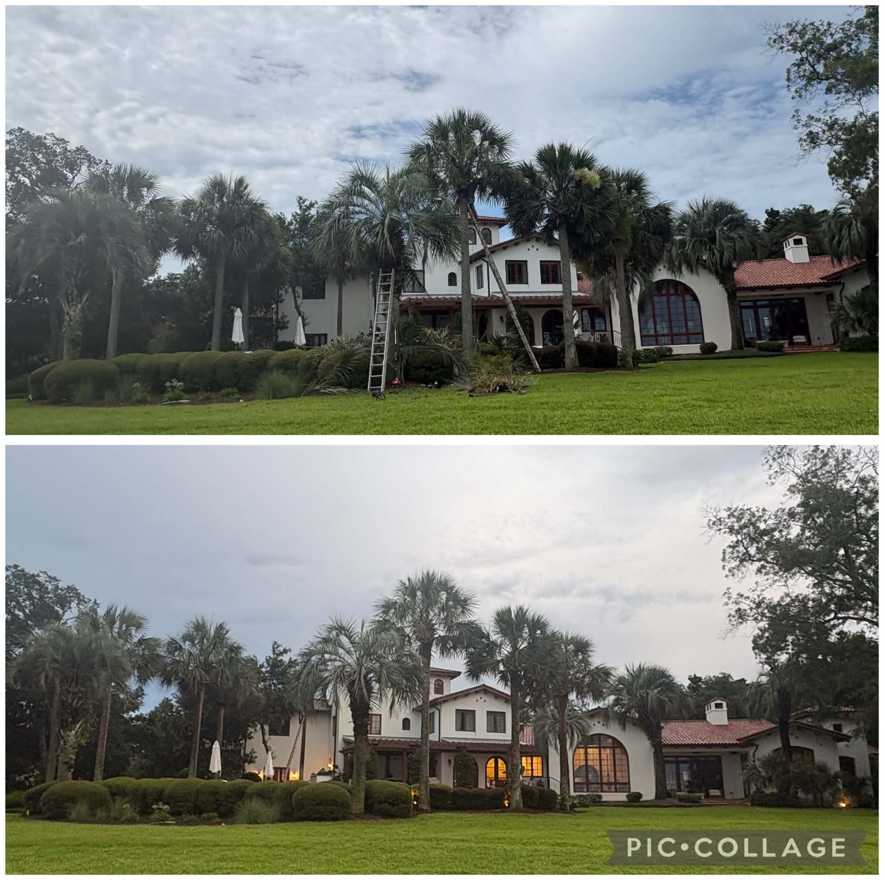 9 & 3 Cut before and after example